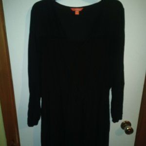 Joe Fresh Black Long Sleeve Dress